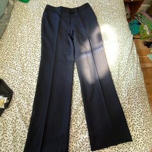 Brooks Brothers Navy pinstripe trousers, women’s